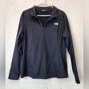 The North Face Black Women's Quarter Zip Pullover size XL